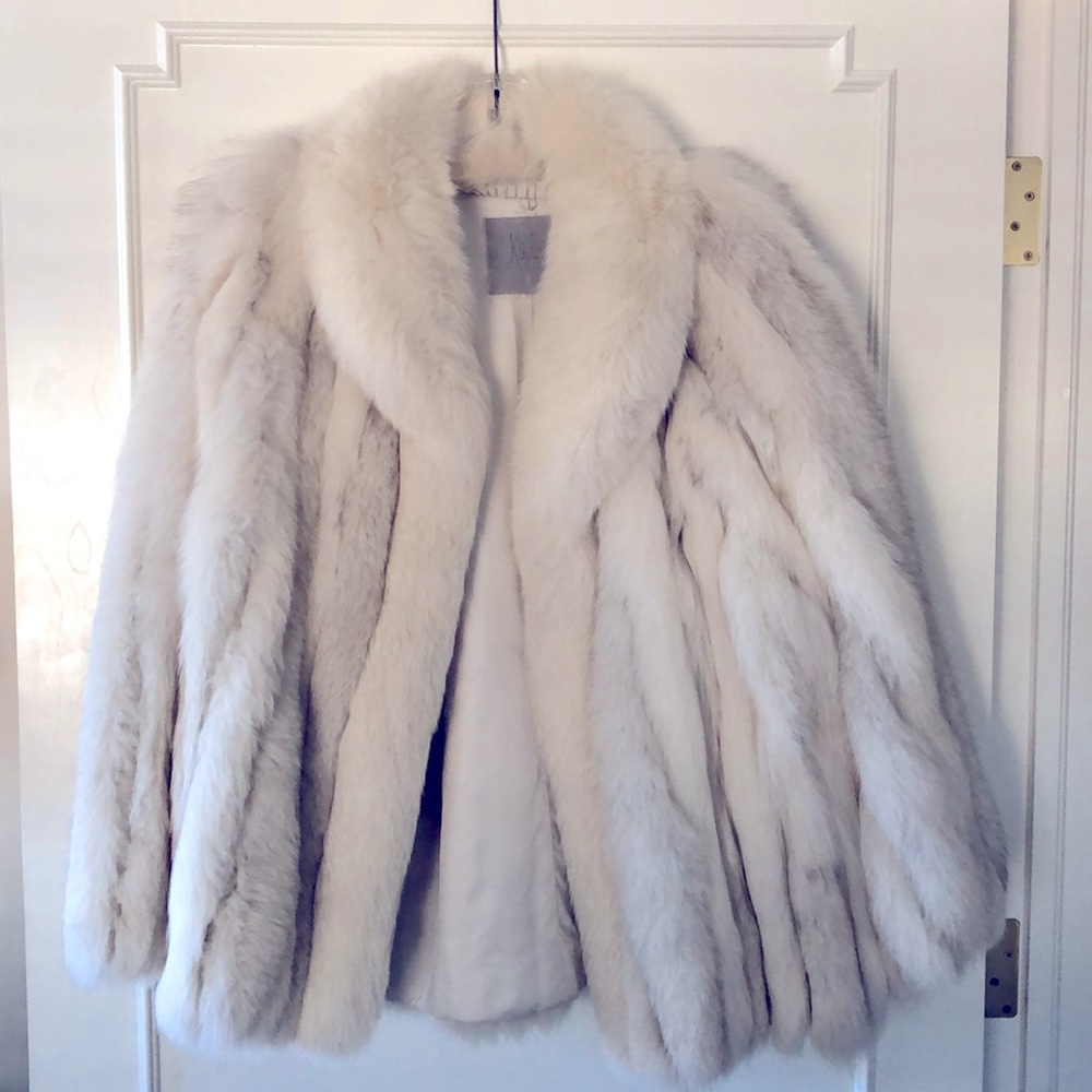 Koslows white fox coat